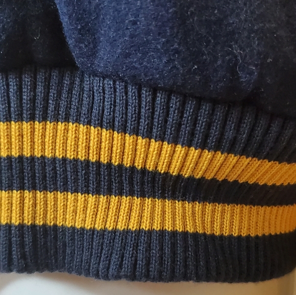 MOSSIMO XXL LETTERMAN JACKET 💛💙 Vintage Varsity Vibes  Wool Bomber Coat - Picture 6 of 16